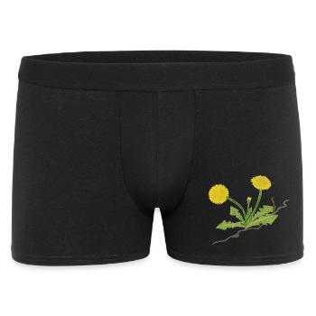 Löwenzahn Feminismus - Männer Boxer Shorts - Schwarz - Vorne