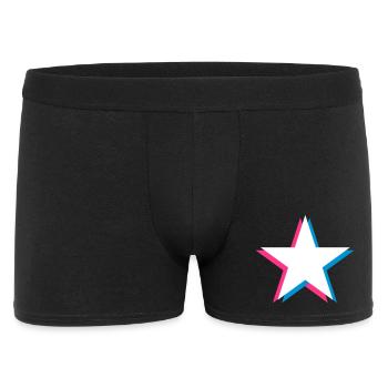 3D Star – Celebrity Starlet Dangerously Hot Subject - Men's Boxer Shorts - black - Front