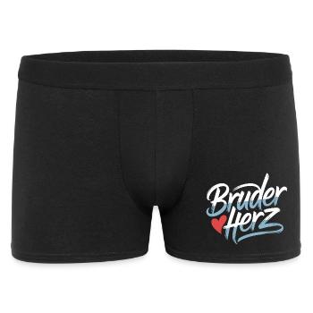 Frère Coeur Frères Grand Bro Disant Petit Frère - Boxer Homme - noir - Devant