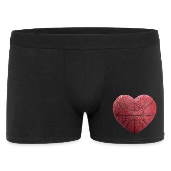 Coeur de basket-ball - Boxer Homme - noir - Devant