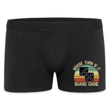 À qui est-ce le tour : stratégie compétitive dans un jeu de société - Boxer Homme - noir - Devant