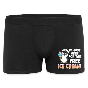 Capitaine Pingouin Tee - Boxer Homme - noir - Devant
