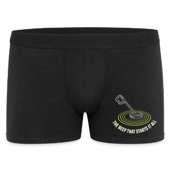 Introverted metal detector hobbyist - Men's Boxer Shorts - black - Front