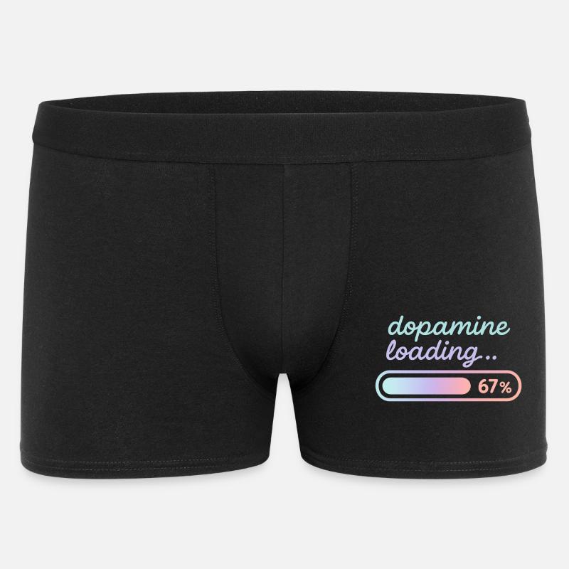 Dopamine Loading Pastel Gradient - Men's Boxer Shorts - black