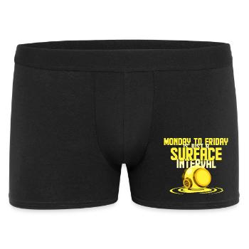 Diving Diver Snorkeling Recreational Diver - Men's Boxer Shorts - black - Front
