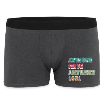 Tirage anniversaire vintage de 1951 - Boxer Homme - charbon - Devant