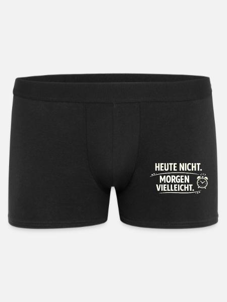 Today not tomorrow maybe - Men's Boxer Shorts - black