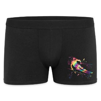 Alpine skiing Winter sports Nordic skiing - Men's Boxer Shorts - black - Front
