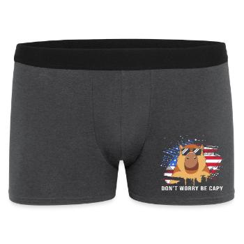 Capybara - Boxer Homme - charbon - Devant