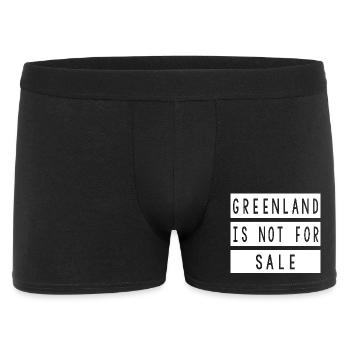 Greenland Is Not For Sale - Men's Boxer Shorts - black - Front