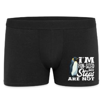 Attends-moi, j’ai de petites jambes - Boxer Homme - noir - Devant