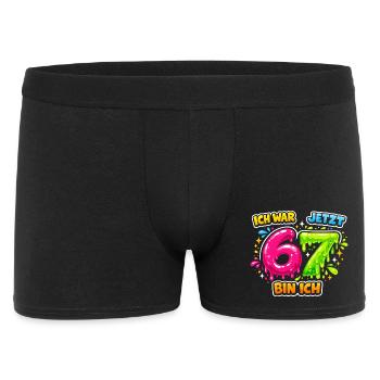 67 Six Seven Meme Gen Alpha Gift - Men's Boxer Shorts - black - Front