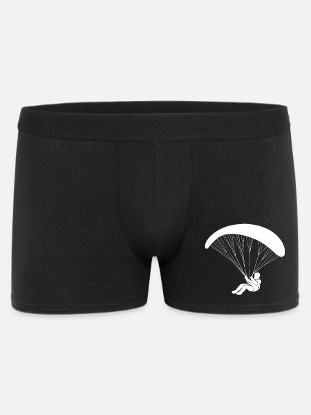 Minimalist Skydiving Paragliding - Men's Boxer Shorts - black