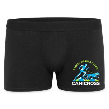 Canicross 6 Legs Team - Men's Boxer Shorts - black - Front