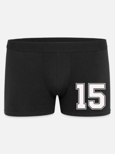 Fifteen Outline Style - Men's Boxer Shorts - black