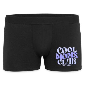 Cool Moms Club - Muttertag Mama Geschenk - Männer Boxer Shorts - Schwarz - Vorne