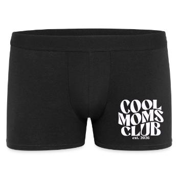 Cool Moms Club - Muttertag Mama Geschenk - Männer Boxer Shorts - Schwarz - Vorne