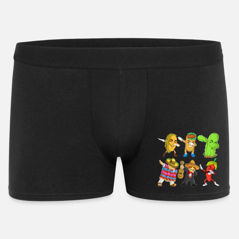 Cinco de Mayo Dab-Hemd - Männer Boxer Shorts - Schwarz
