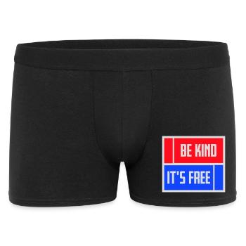 Be Kind It's Free Kindness Statement Saying - Men's Boxer Shorts - black - Front