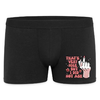 Sarcastic I Did Not Ask Feminist - Men's Boxer Shorts - black - Front