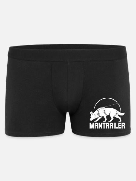 Deutscher Schäferhund MANTRAILER Suchhunde Hunde - Männer Boxer Shorts - Schwarz