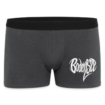 Lake Constance Flowing Lettering - Men's Boxer Shorts - charcoal grey - Front
