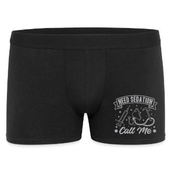 Anesthesiologist Need Sedation Anesthesia - Men's Boxer Shorts - black - Front