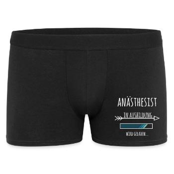 Anästhesist Ausbildung Medizinstudium Arzt Medizin - Männer Boxer Shorts - Schwarz - Vorne