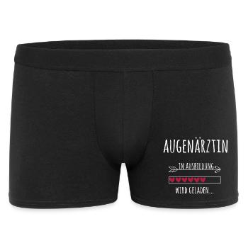 Augenärztin Ausbildung Medizinstudium Ärztin - Männer Boxer Shorts - Schwarz - Vorne