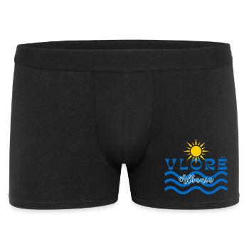 VLORË Albania Sun Waves - Men's Boxer Shorts - black - Front