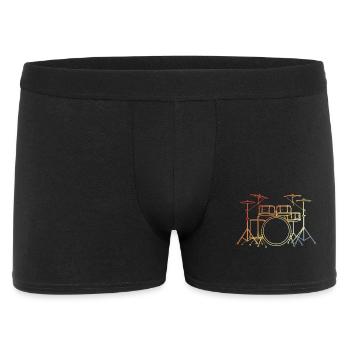 Drums Line Art Vintage - Men's Boxer Shorts - black - Front
