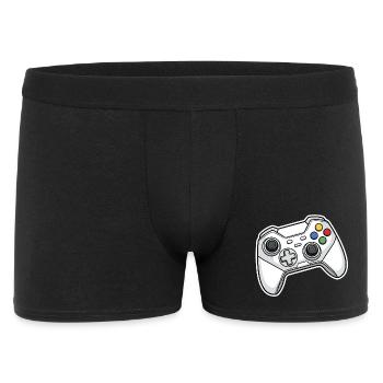 Retro controller illustration - Men's Boxer Shorts - black - Front