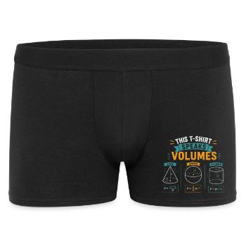Lustige Mathematik Naturwissenschaften Mathematik sprechen Bände - Männer Boxer Shorts - Schwarz - Vorne