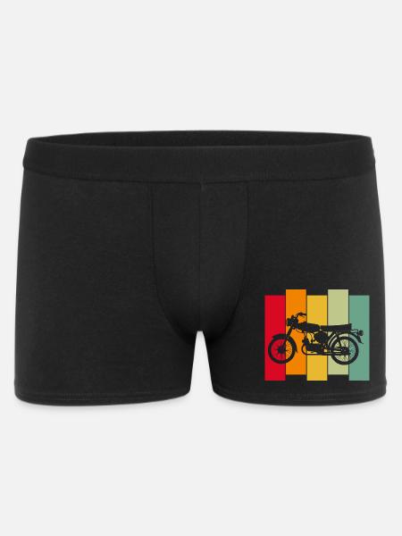 Simsonfahrer Schwalbe Ossi - Männer Boxer Shorts - Schwarz