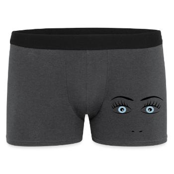 2541614 15417884 eye - Men's Boxer Shorts - charcoal grey - Front