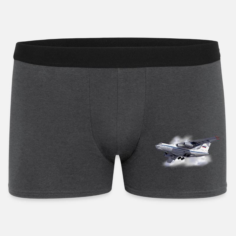 IL-76 - Männer Boxer Shorts - Anthrazit