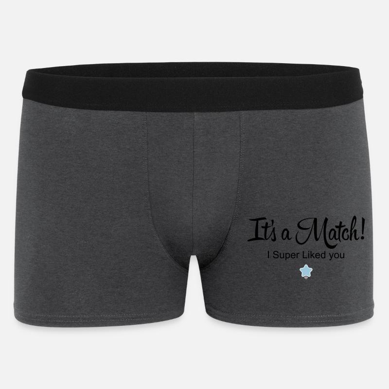 It's a Match! - Men's Boxer Shorts - charcoal grey