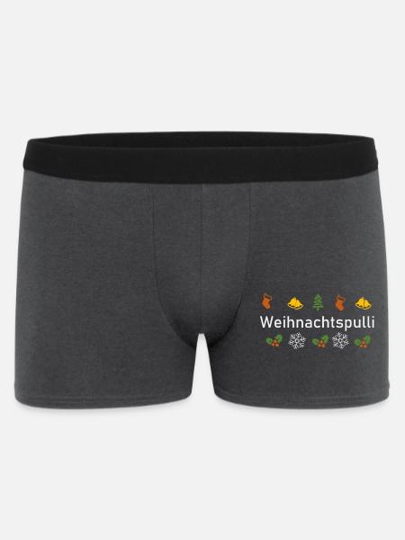 Weihnachtspulli - Männer Boxer Shorts - Anthrazit