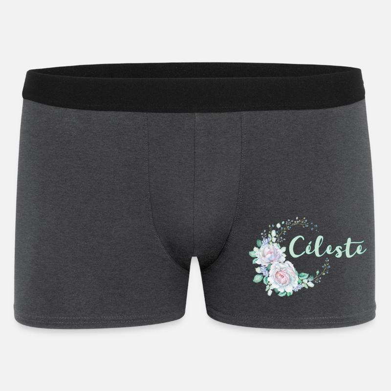 Für Celeste - Männer Boxer Shorts - Anthrazit