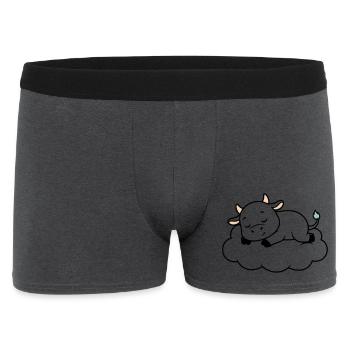 Schlafende Kuh Wolke Traum Baby - Männer Boxer Shorts - Anthrazit - Vorne