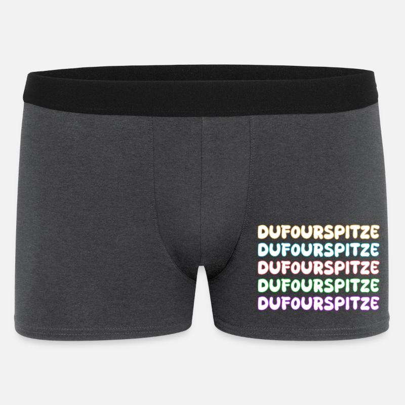 Dufourspitze - Männer Boxer Shorts - Anthrazit