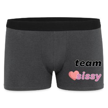 Team, Liebling, Liebling - Männer Boxer Shorts - Anthrazit - Vorne