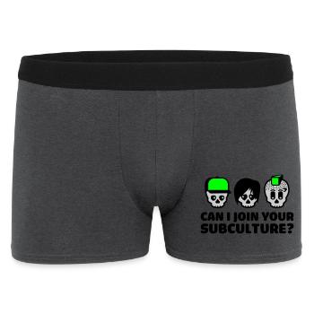 subculture - Men's Boxer Shorts - charcoal grey - Front