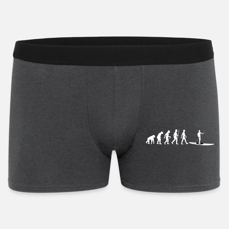Evolution to Stand-Up Paddleboard - Men's Boxer Shorts - charcoal grey
