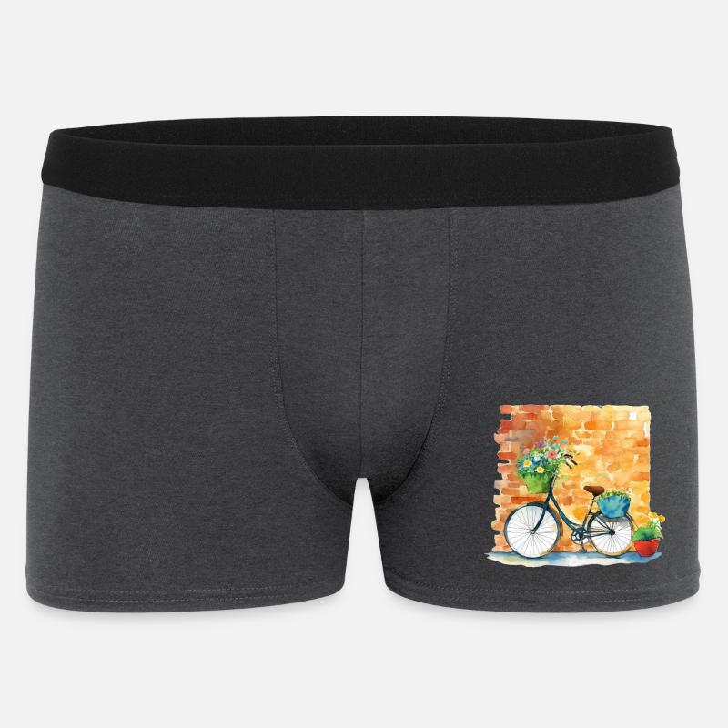 Fahrrad - Männer Boxer Shorts - Anthrazit