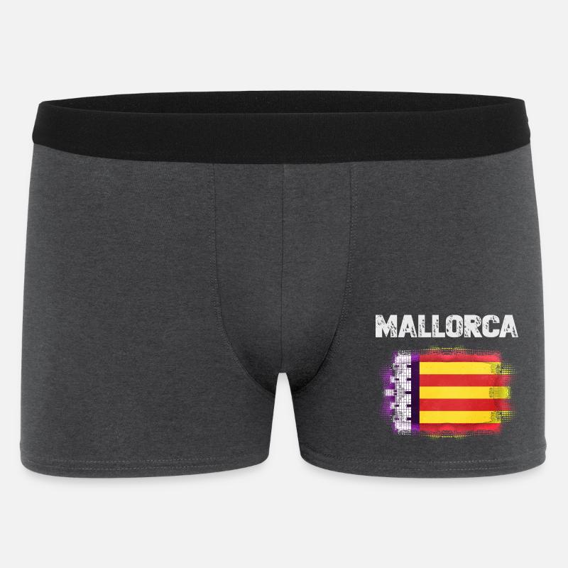 Mallorca - Männer Boxer Shorts - Anthrazit