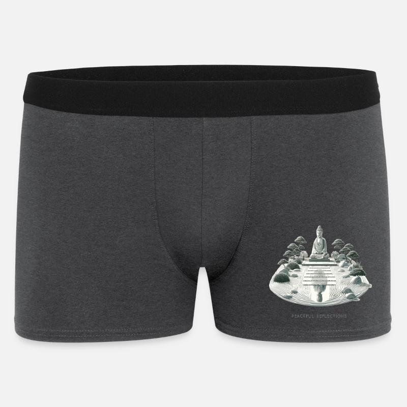 Stille refleksjoner Zen-hage - Boxer Shorts for menn - kull