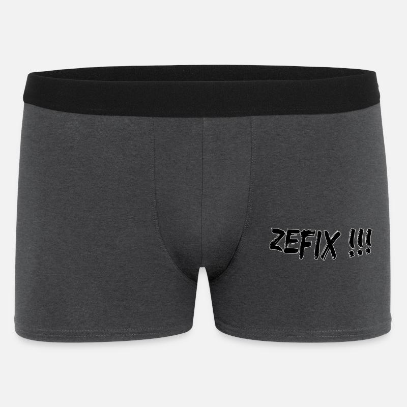 Zefix - Männer Boxer Shorts - Anthrazit