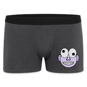 funny face - Boxer Homme - charbon - Devant