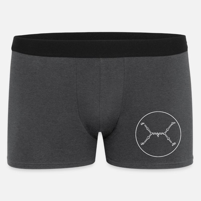 Feynman Diagramm - Männer Boxer Shorts - Anthrazit